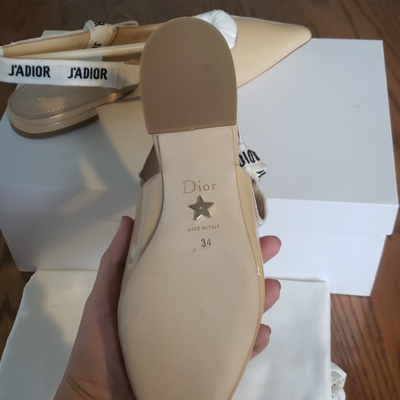 J'adior slingbacks - nude patent leather - Picture 2 of 3
